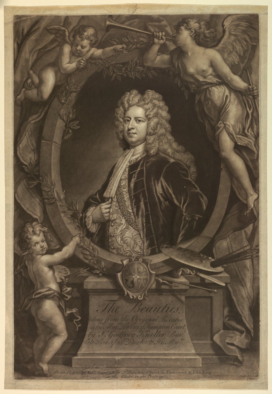 Sir Godfrey Kneller, tekijältä Unbekannt
