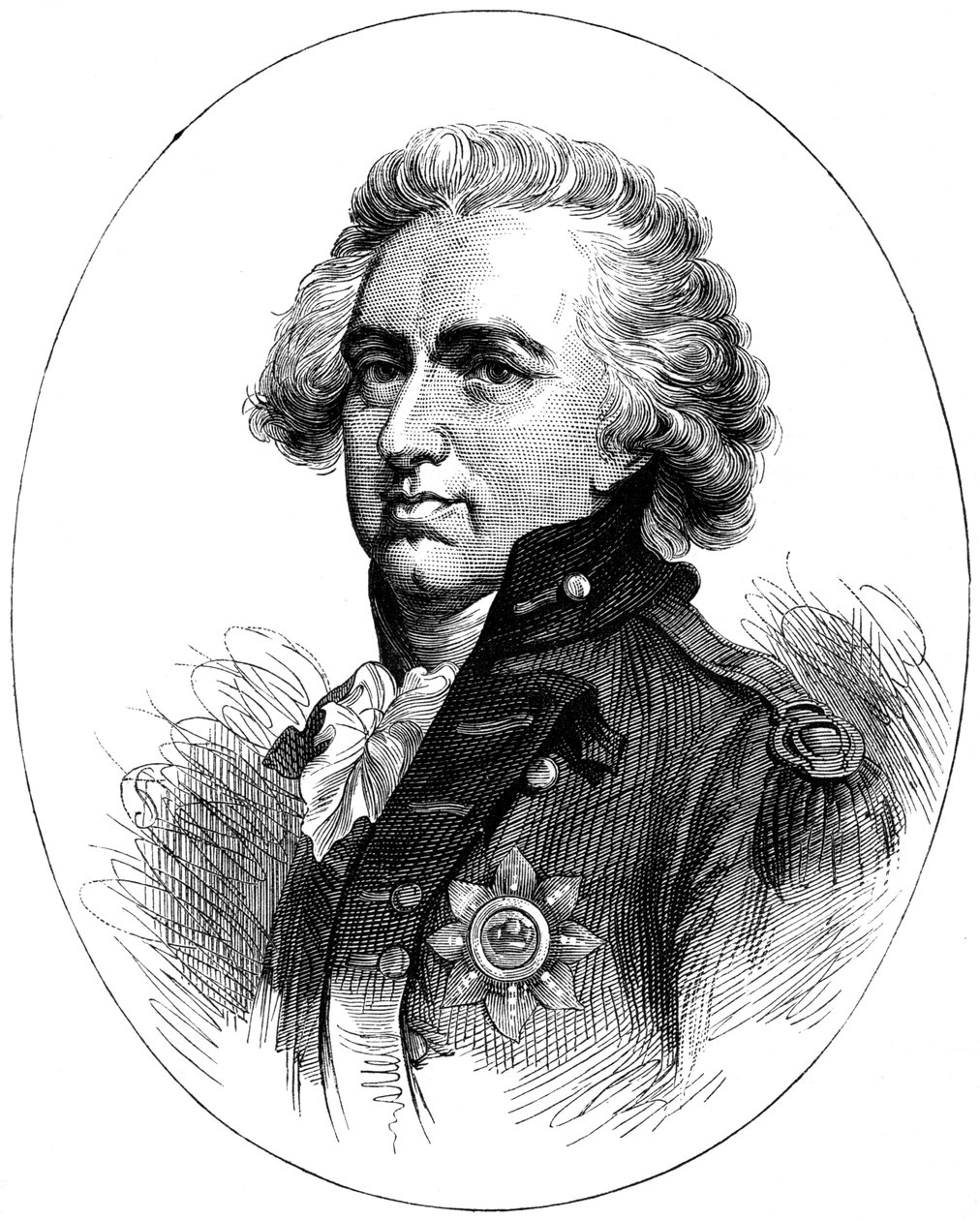 Sir Henry Clinton, 1700-luvun brittikenraali, vuodelta 1880 tekijältä Unbekannt