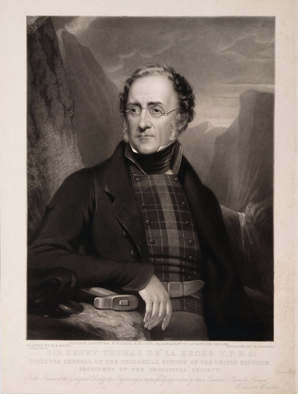 Sir Henry Thomas de la Beche, VPRS, geologi tekijältä Unbekannt