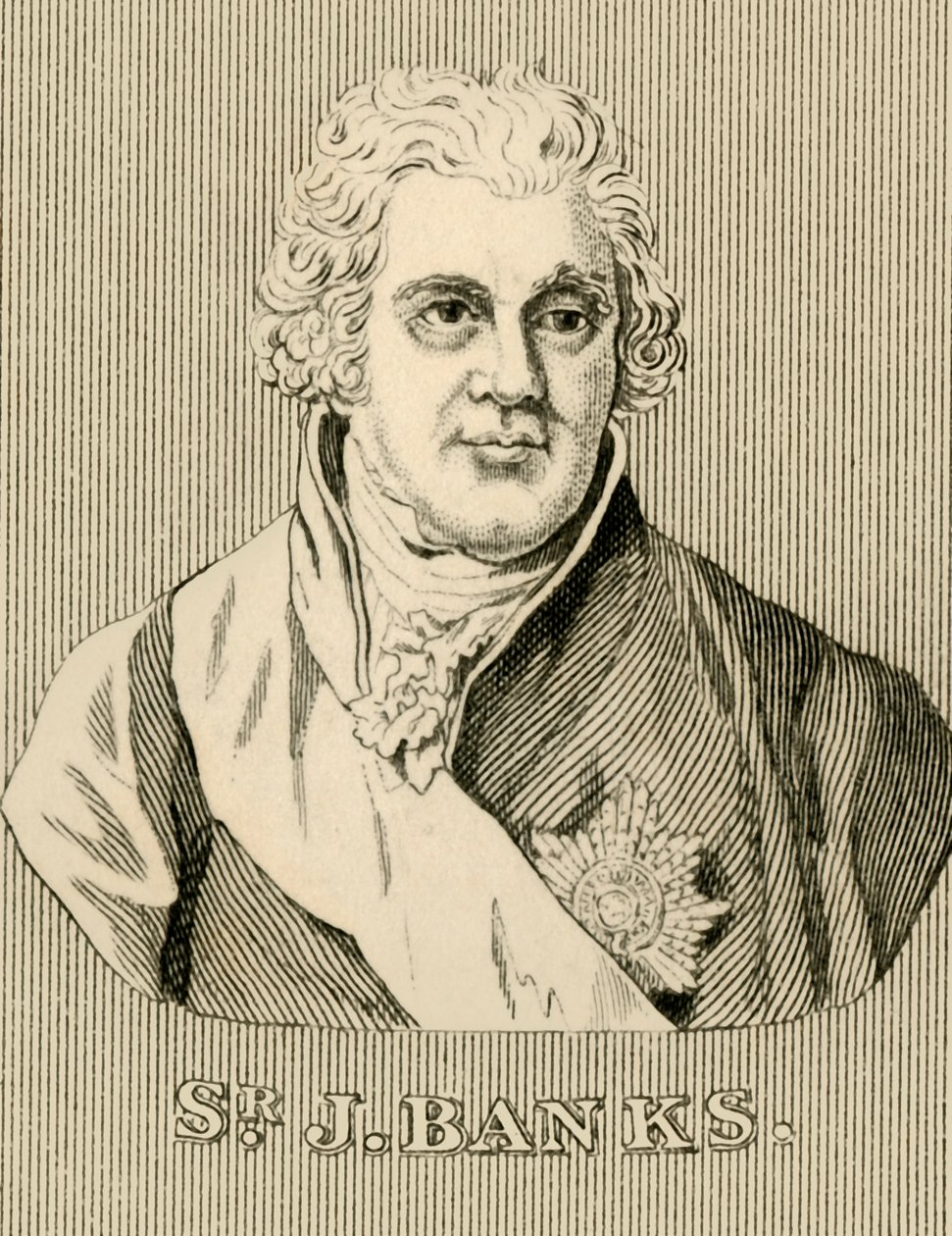 Sir J. Banks, 1743-1820, 1830. tekijältä Unbekannt