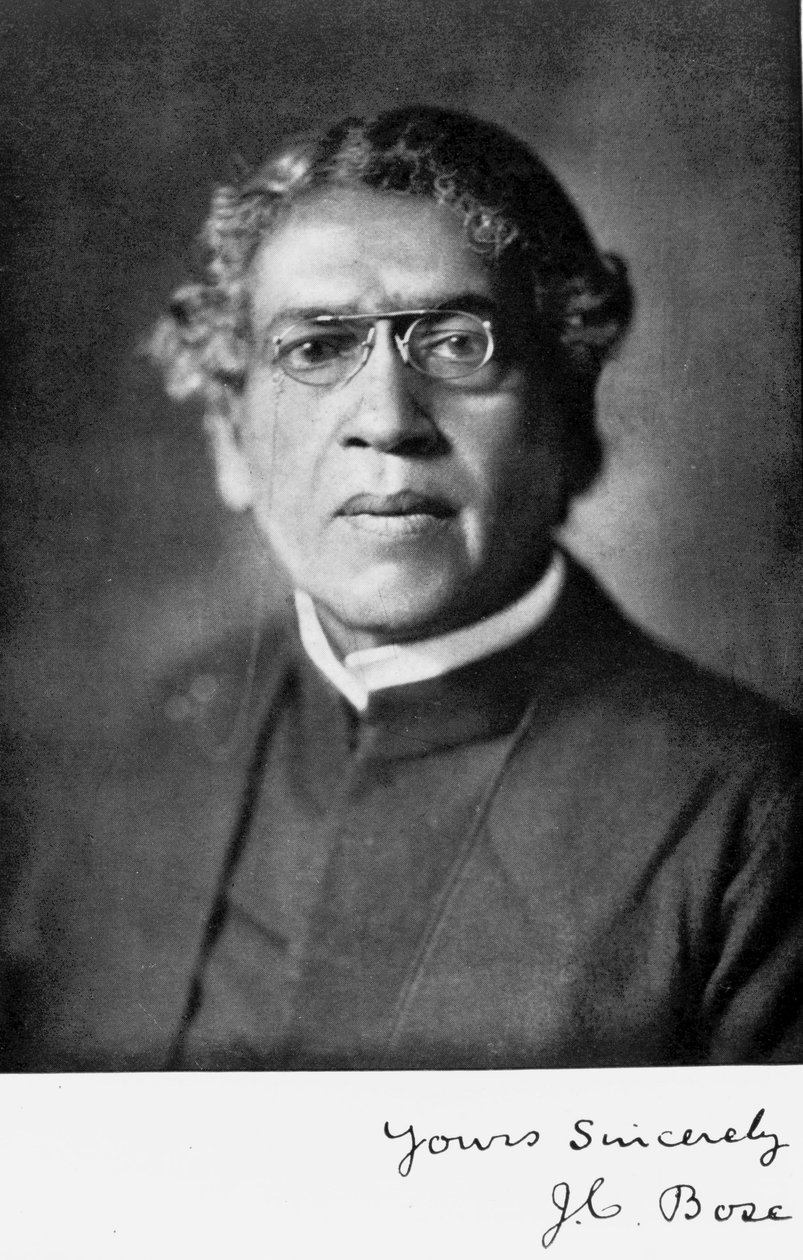 Sir Jagadis C Bose, intialainen fyysikko ja kasvitieteilijä, n. 1920 tekijältä Unbekannt