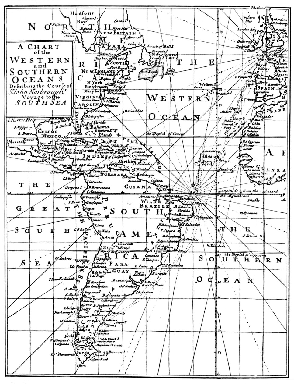 Sir John Narbroughs Voyage, c1670, 1903. tekijältä Unbekannt