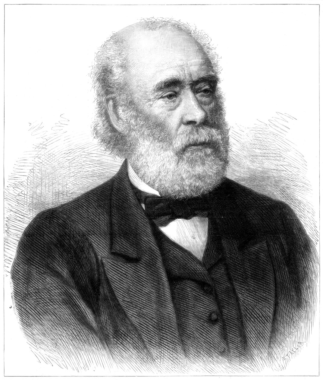 Sir Joseph Whitworth, brittiläinen koneinsinööri, 1887 tekijältä Unbekannt