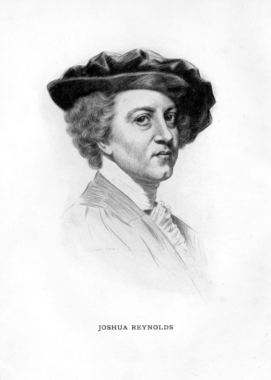 Sir Joshua Reynolds, englantilainen taidemaalari, 1912 tekijältä Unbekannt