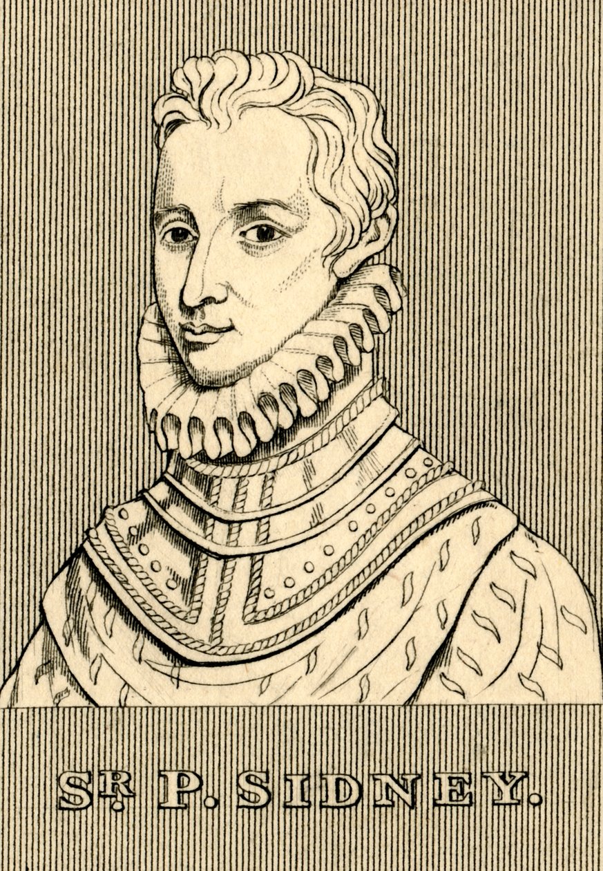 Sir P. Sidney, 1554-1586, 1830. tekijältä Unbekannt