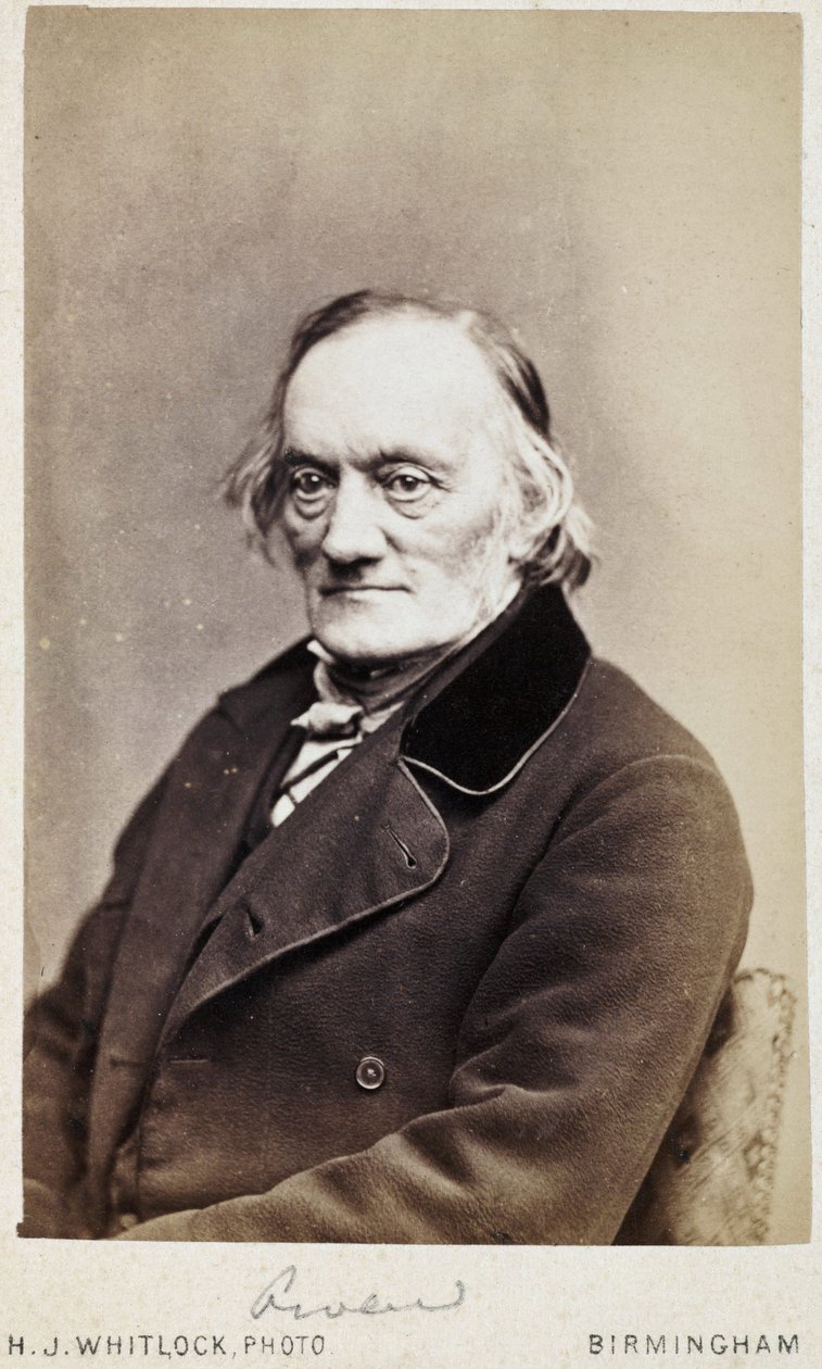 Sir Richard Owen, naturalista i paleontòleg anglès, c 1880 finlandès tekijältä Unbekannt