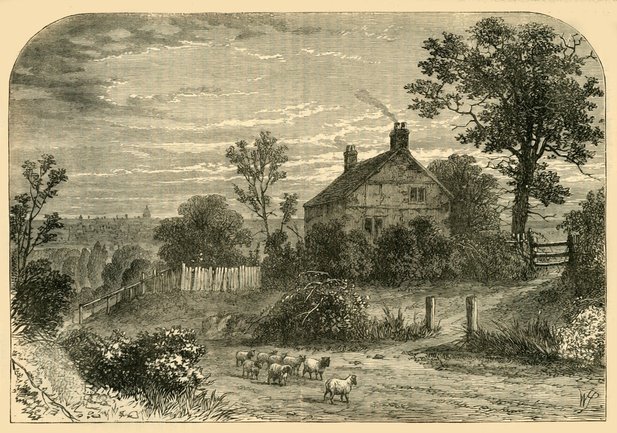 Sir Richard Steeles House, Haverstock Hill, 1876. tekijältä Unbekannt