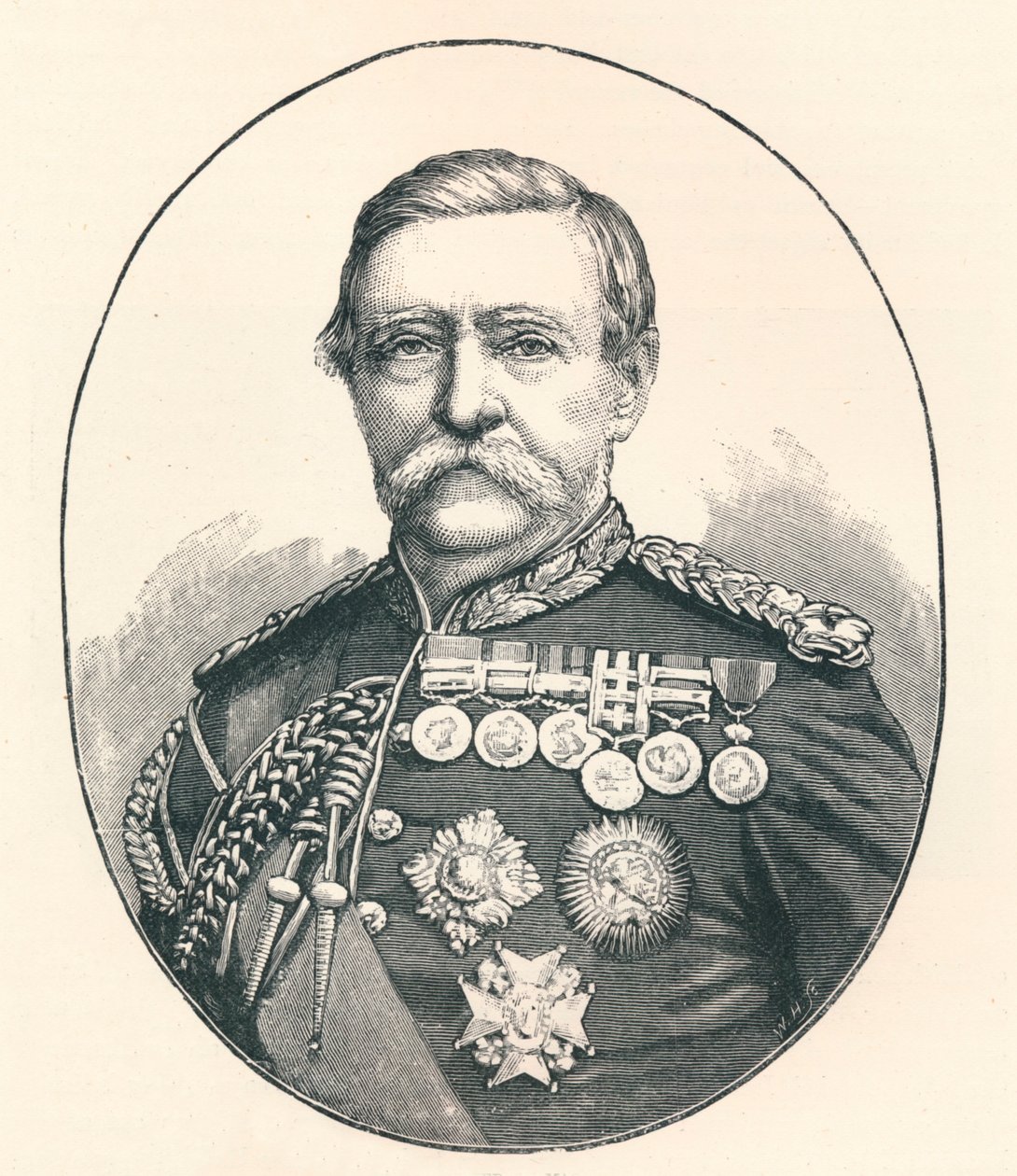 Sir Robert Napier 1791-1876, Lord Napier Magdalan, 1896 tekijältä Unbekannt