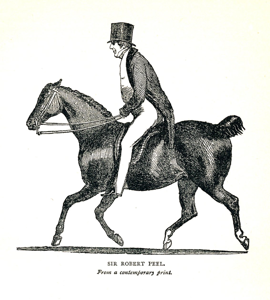 Sir Robert Peel, 1788-1850, brittiläinen konservatiivivaltiomies, 1893. tekijältä Unbekannt