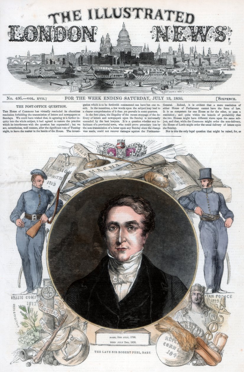 Sir Robert Peel, 1850 tekijältä Unbekannt