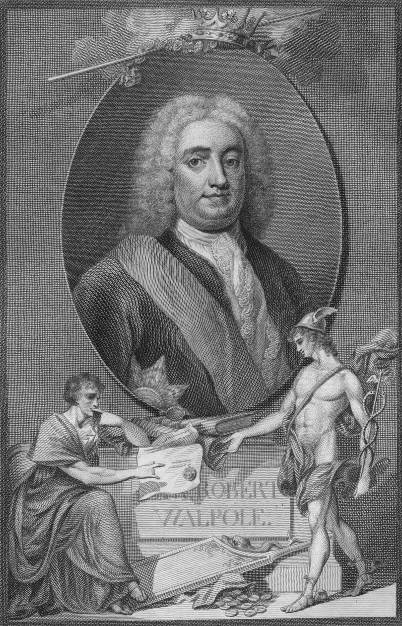 Sir Robert Walpole, 1790 tekijältä Unbekannt