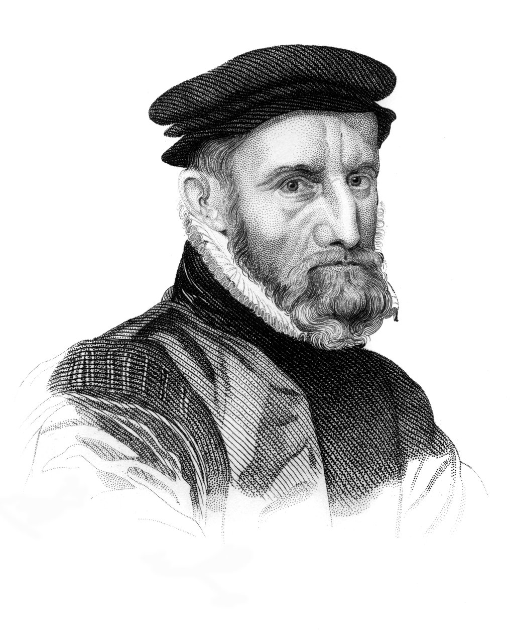 Sir Thomas Gresham, englantilainen kauppias ja rahoittaja, 1823 tekijältä Unbekannt