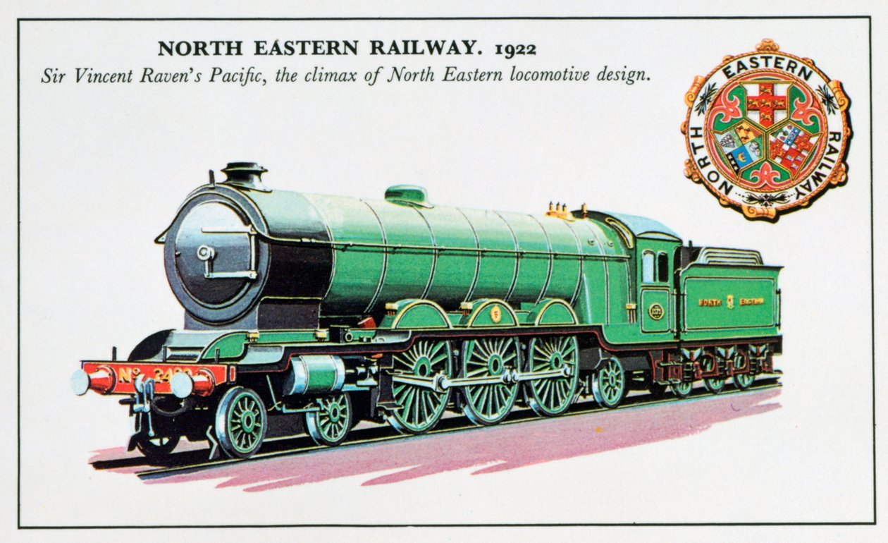 Sir Vincent Ravens Pacific, North Eastern Railway, 1922, 1900-luku tekijältä Unbekannt