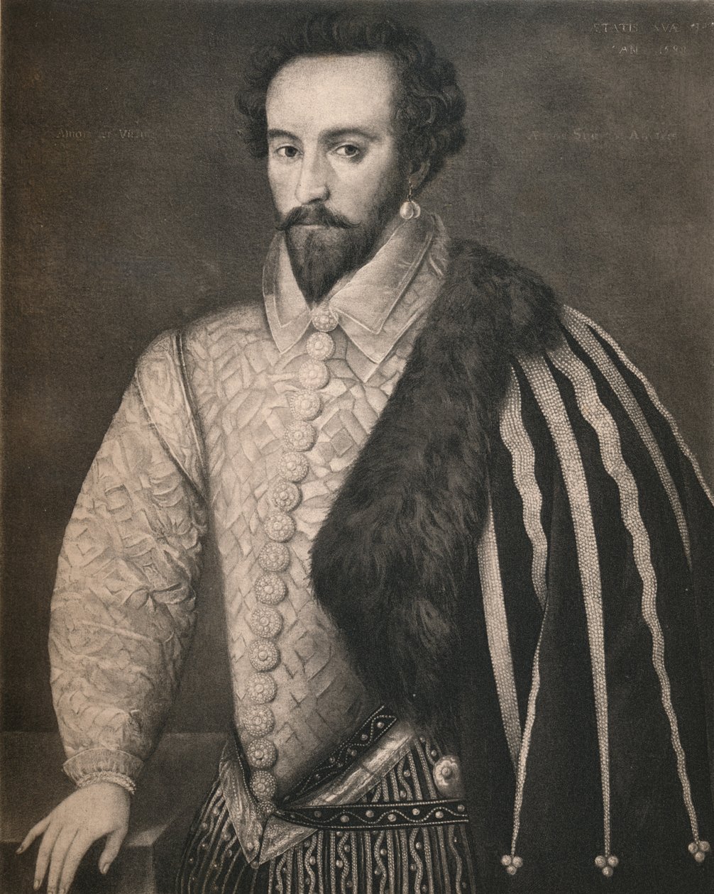 Sir Walter Raleigh, 1588, 1904 tekijältä Unbekannt