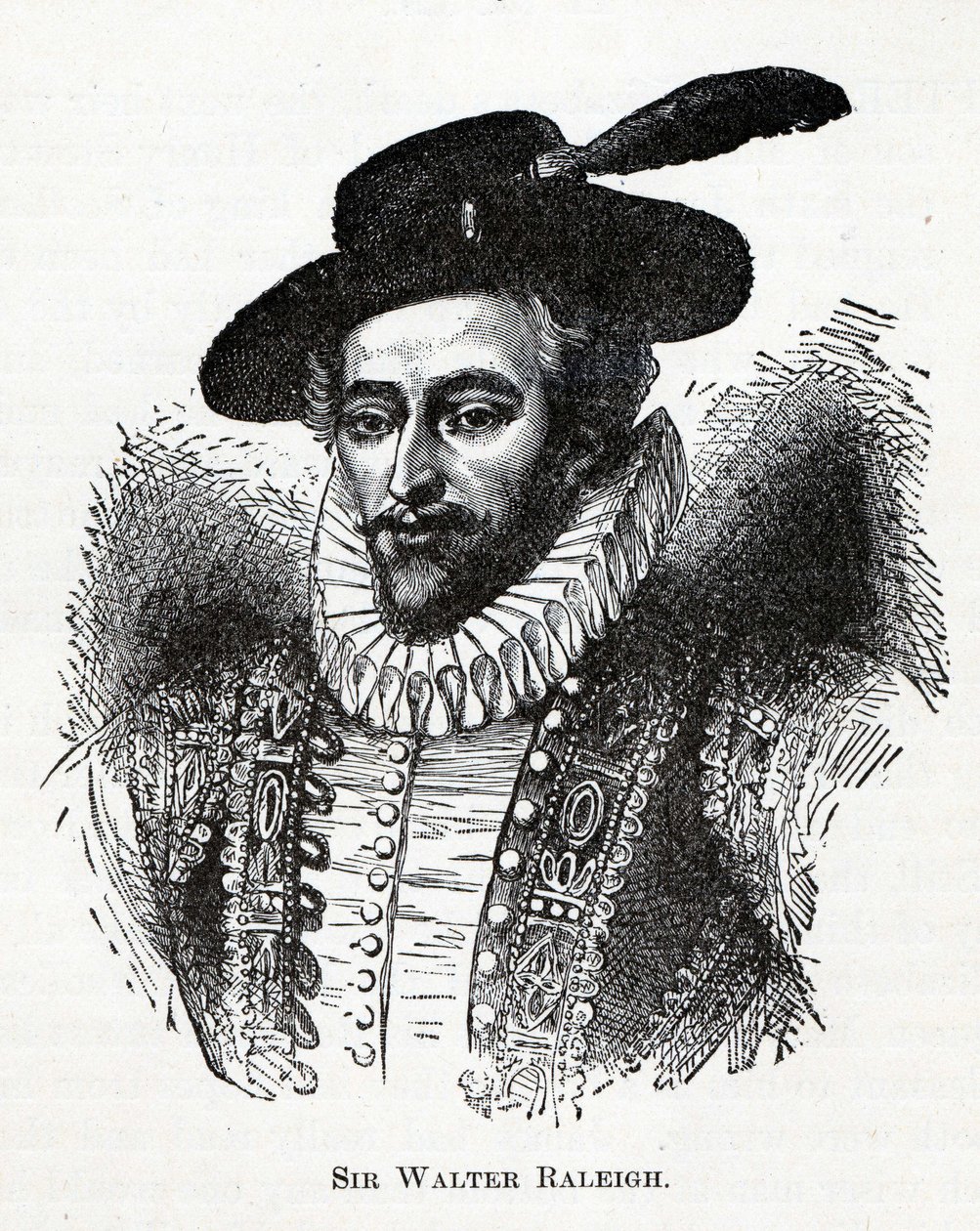Sir Walter Raleigh, 1882 tekijältä Unbekannt