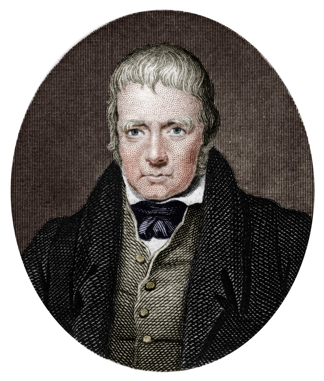 Sir Walter Scott, 1. Baronet, skotlantilainen historiallinen kirjailija ja runoilija, 1877. tekijältä Unbekannt