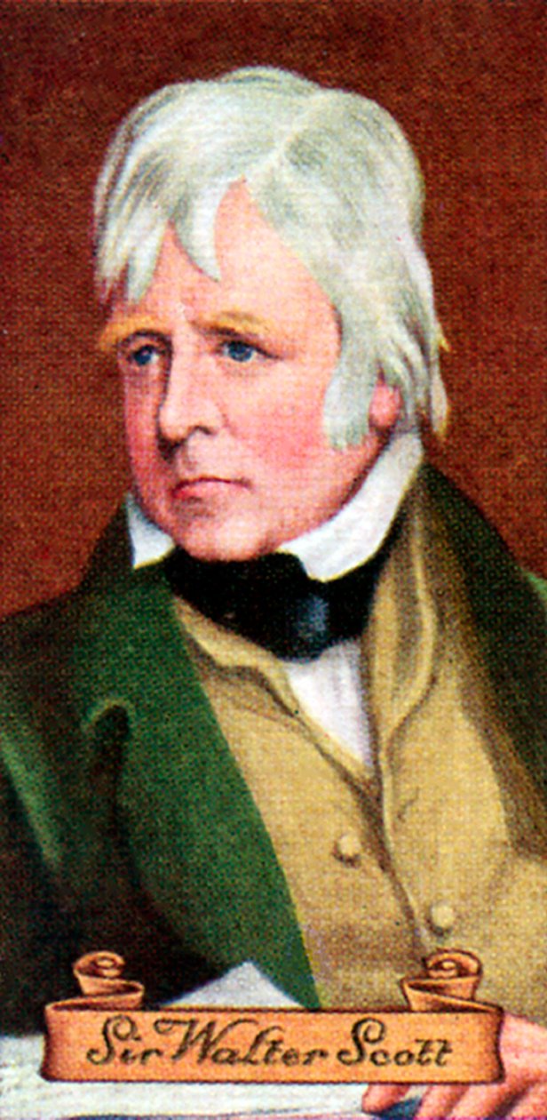 Sir Walter Scott, otettu savukekorttisarjasta, 1935 tekijältä Unbekannt