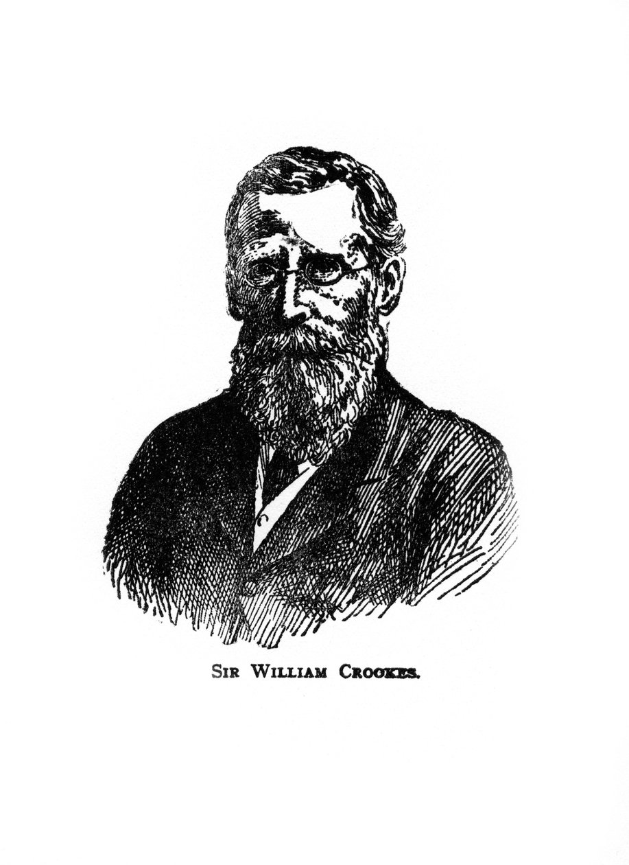 Sir William Crookes, englantilainen kemisti ja fyysikko, 1900-luku tekijältä Unbekannt