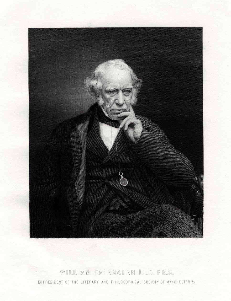 Sir William Fairbairn, 1. Baronet, skotlantilainen insinööri, 1800-luku tekijältä Unbekannt