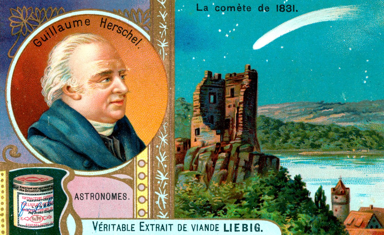 Sir William Herschel, saksalaissyntyinen brittiläinen tähtitieteilijä, 1900 tekijältä Unbekannt