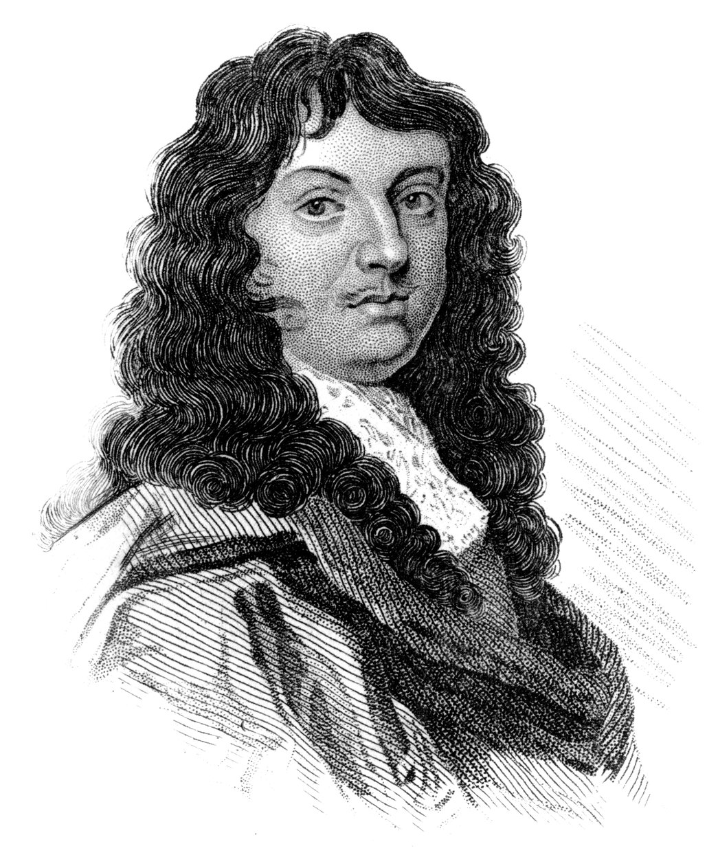 Sir William Temple, 1600-luvun englantilainen valtiomies ja esseisti, v. 1850 tekijältä Unbekannt