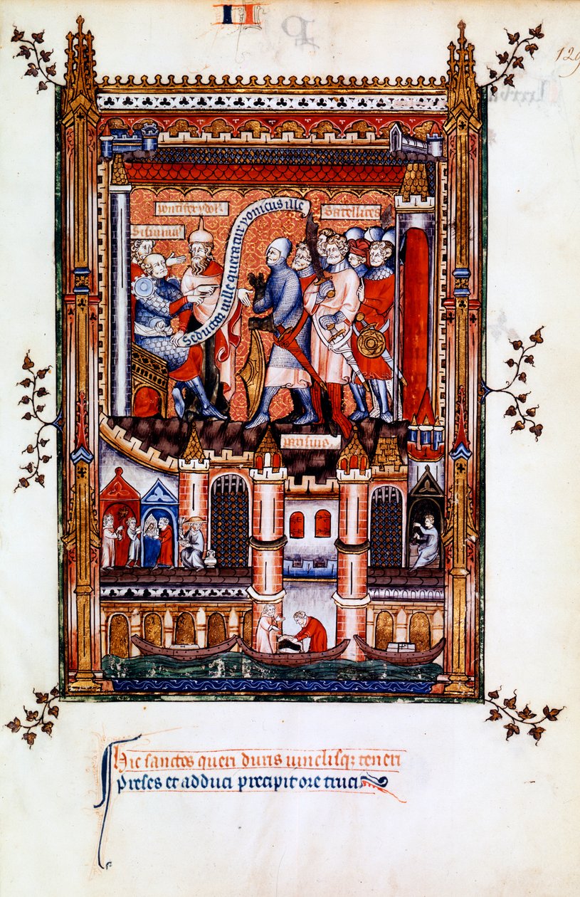 Sisinnius määrää St Denisin pidättämisen vuonna 1317 tekijältä Unbekannt