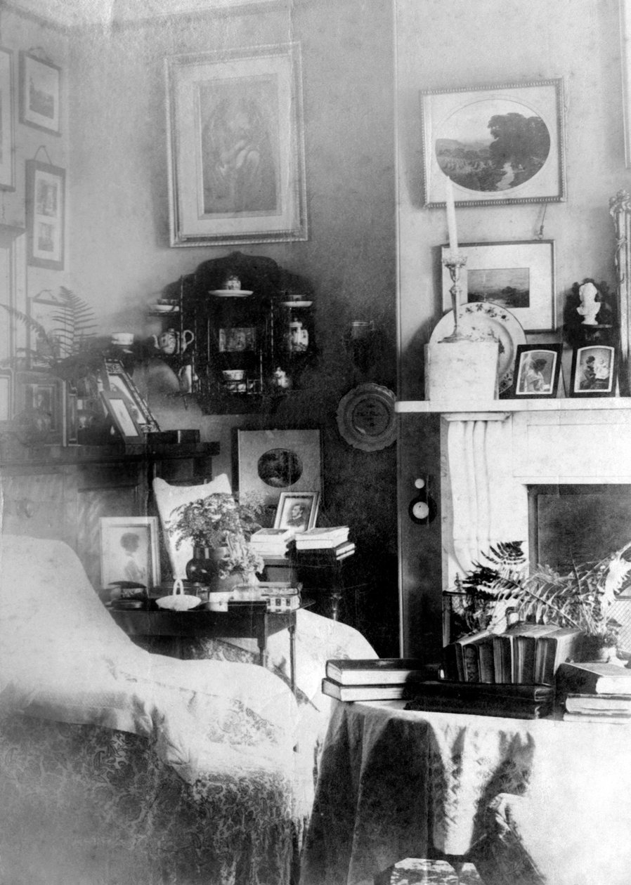 Olohuone, c1882 tekijältä Unbekannt