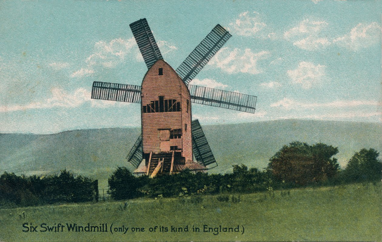 Six Swift Windmill, Kingston, lähellä Lewesiä, Sussex, 1905. tekijältä Unbekannt