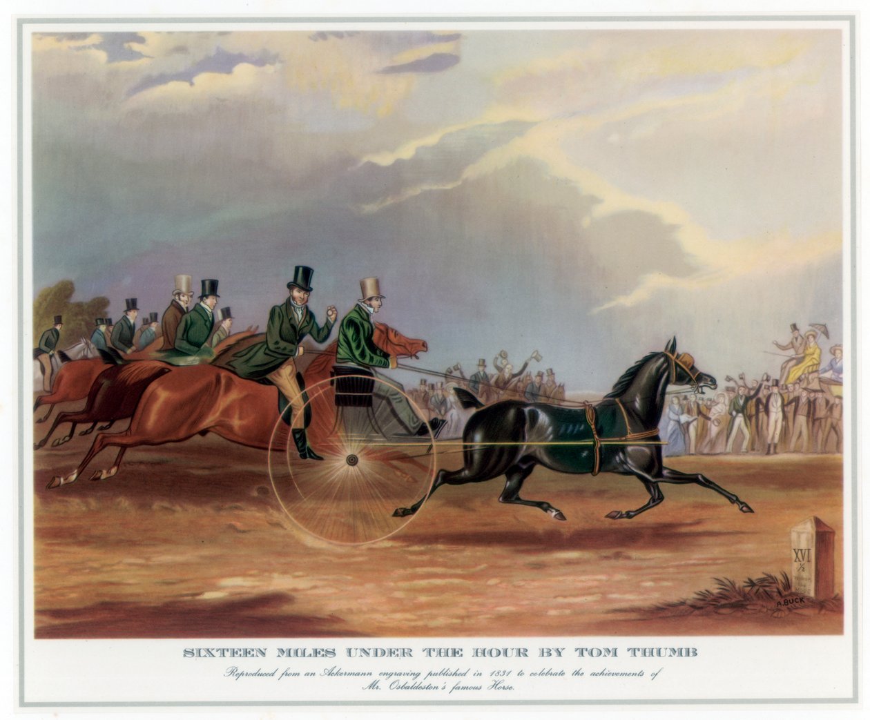 Sixteen Miles Under the Hour, Tom Thumb, 1831 tekijältä Unbekannt