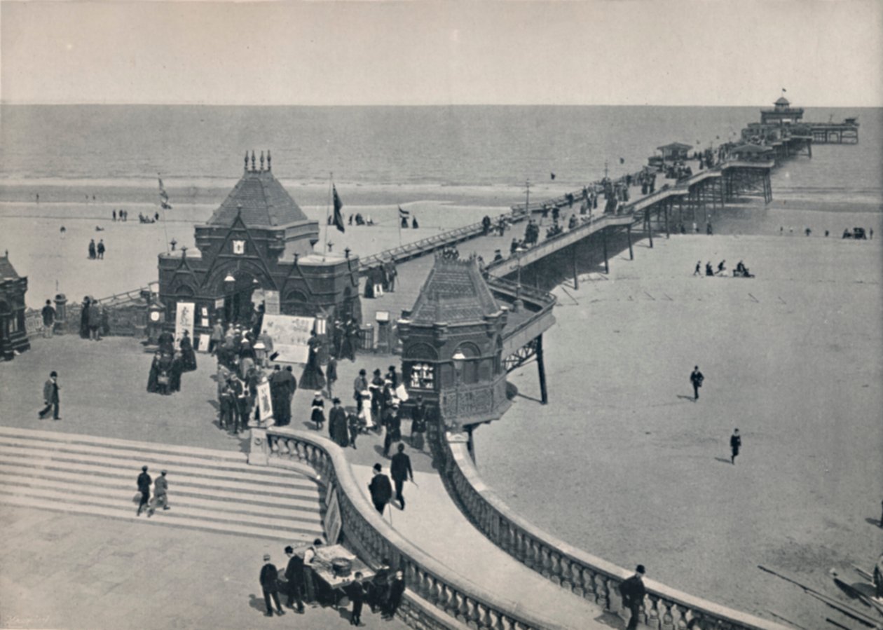 Skegness - Laituri, 1895 tekijältä Unbekannt