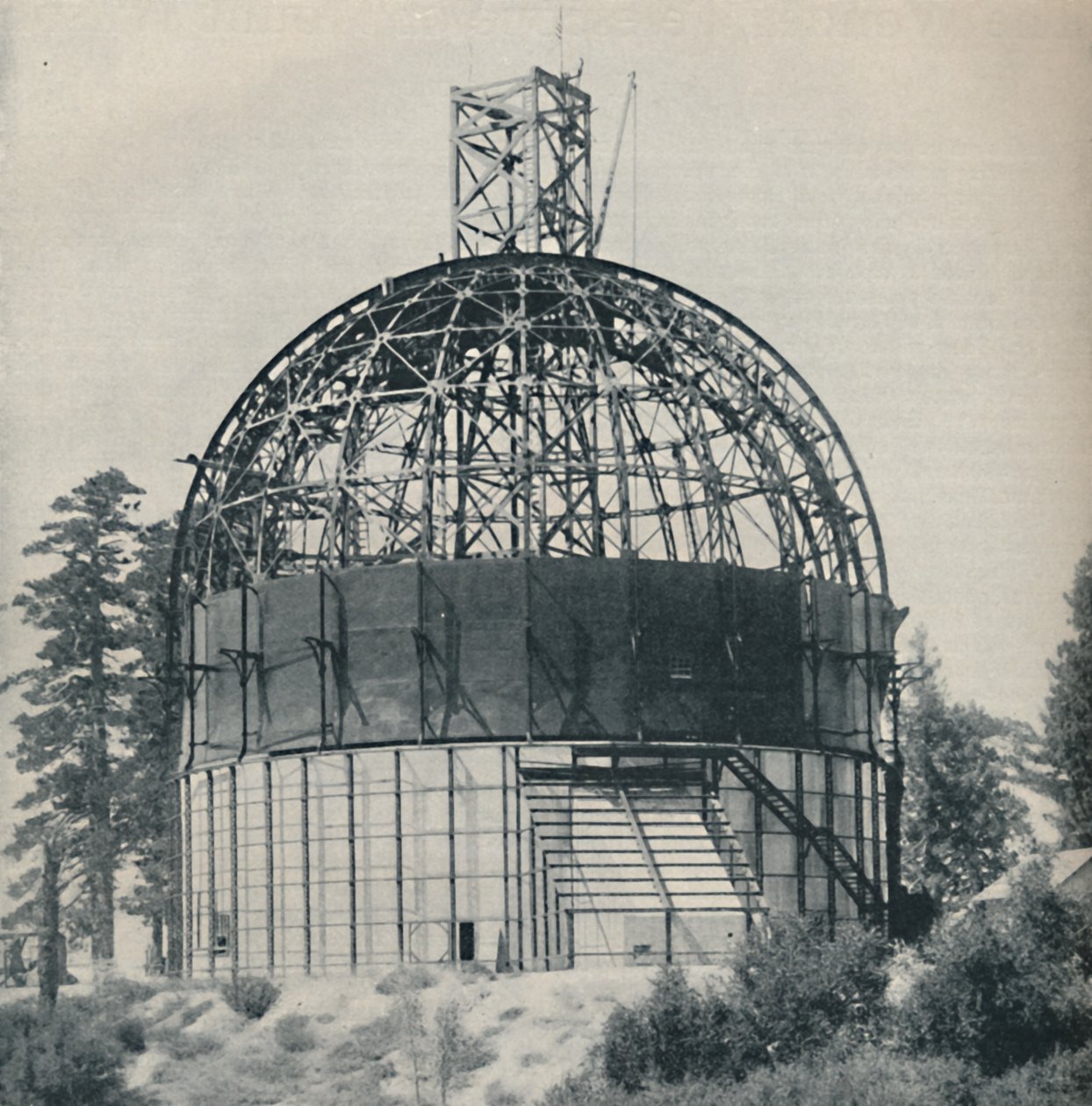 Luurankokupoli tähtitieteelliselle mammutille, vuodelta 1935 tekijältä Unbekannt