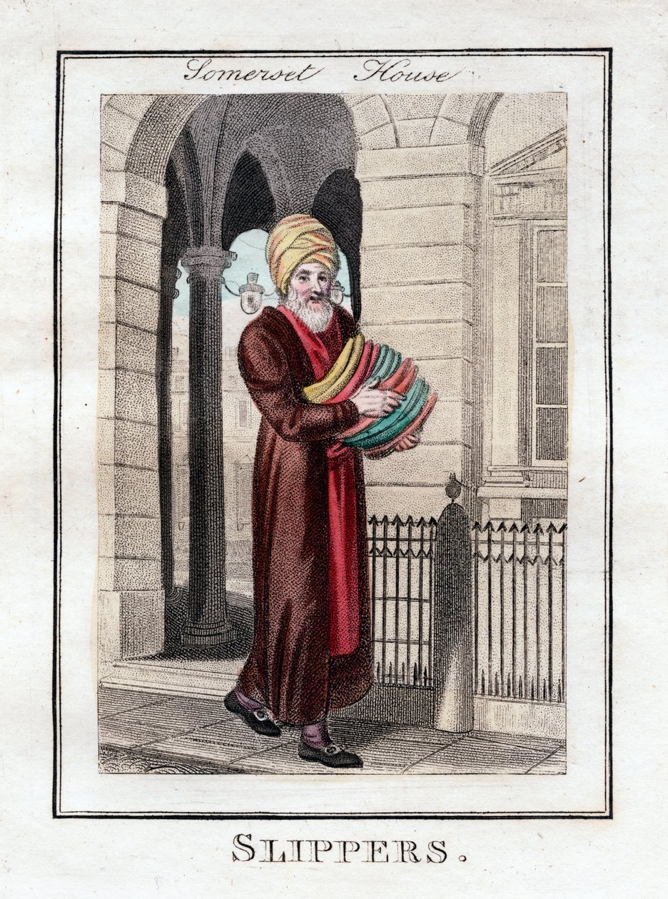 Tossut, Somerset House, Lontoo, 1805 tekijältä Unbekannt