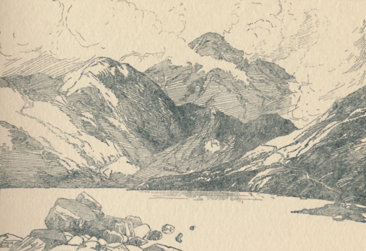 Snowdon, 1910 tekijältä Unbekannt