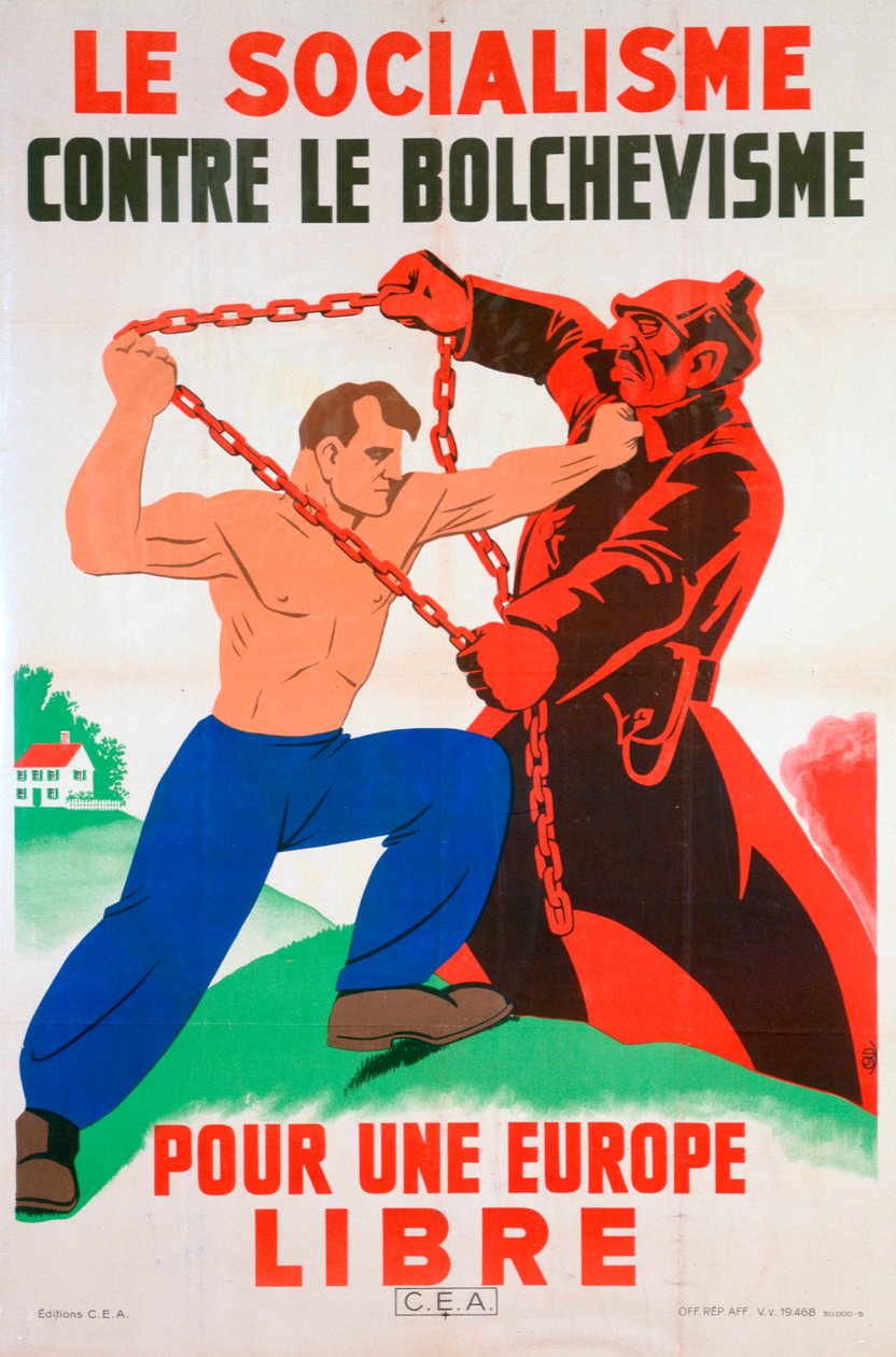 Sosialismi bolshevismia vastaan, vapaan Euroopan puolesta, 1900-luku tekijältä Unbekannt