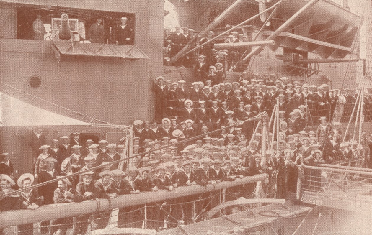 Jotkut HMAS Australian laivayhtiöistä, vuodelta 1917 1919 tekijältä Unbekannt