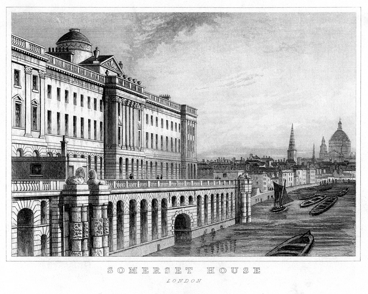 Somerset House, Westminster, Lontoo tekijältä Unbekannt