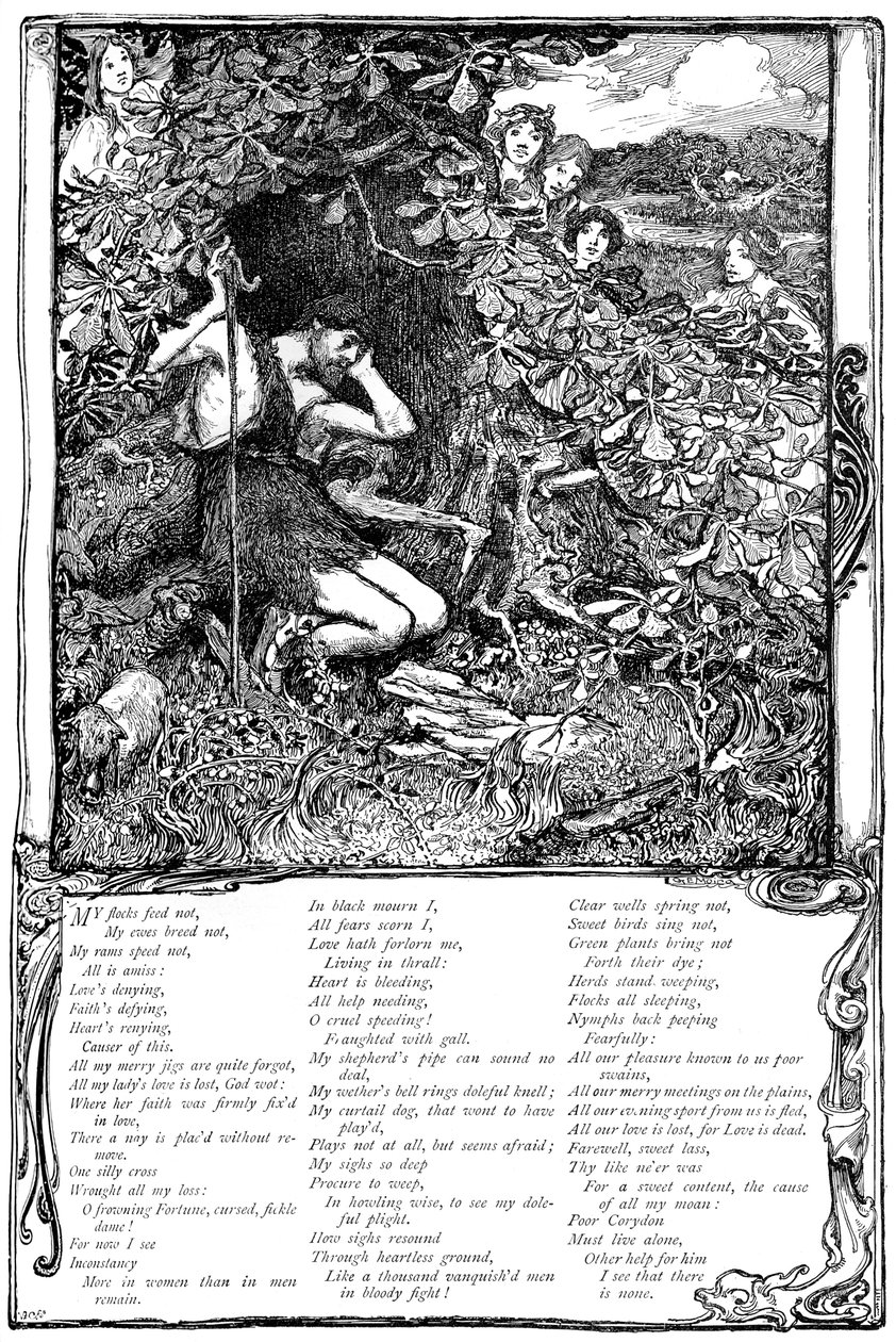 Laulu Shakespearen teoksesta The Passionate Pilgrim, 1895 tekijältä Unbekannt