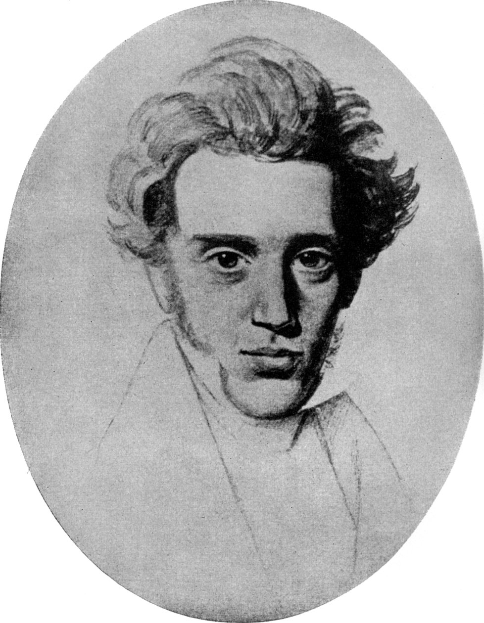 Soren Kierkegaard, tanskalainen filosofi ja teologi, 1840 1956 tekijältä Unbekannt