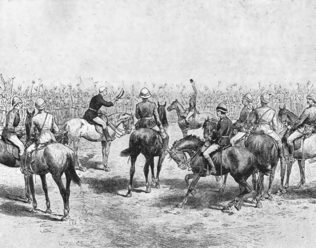 ...Soudan, 1883-85...Wolseley jäähyväiset Australian jalkaväelle..., 1901. tekijältä Unbekannt