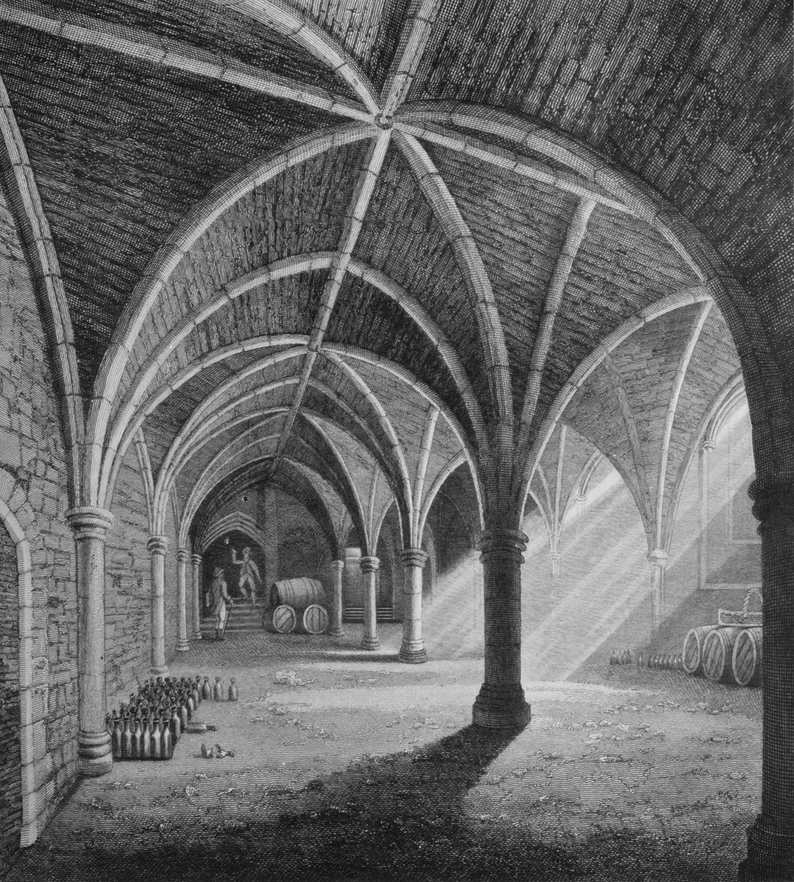 Lounaisnäkymä Gerrards Hallista, Lontoosta, c1834 1906 tekijältä Unbekannt