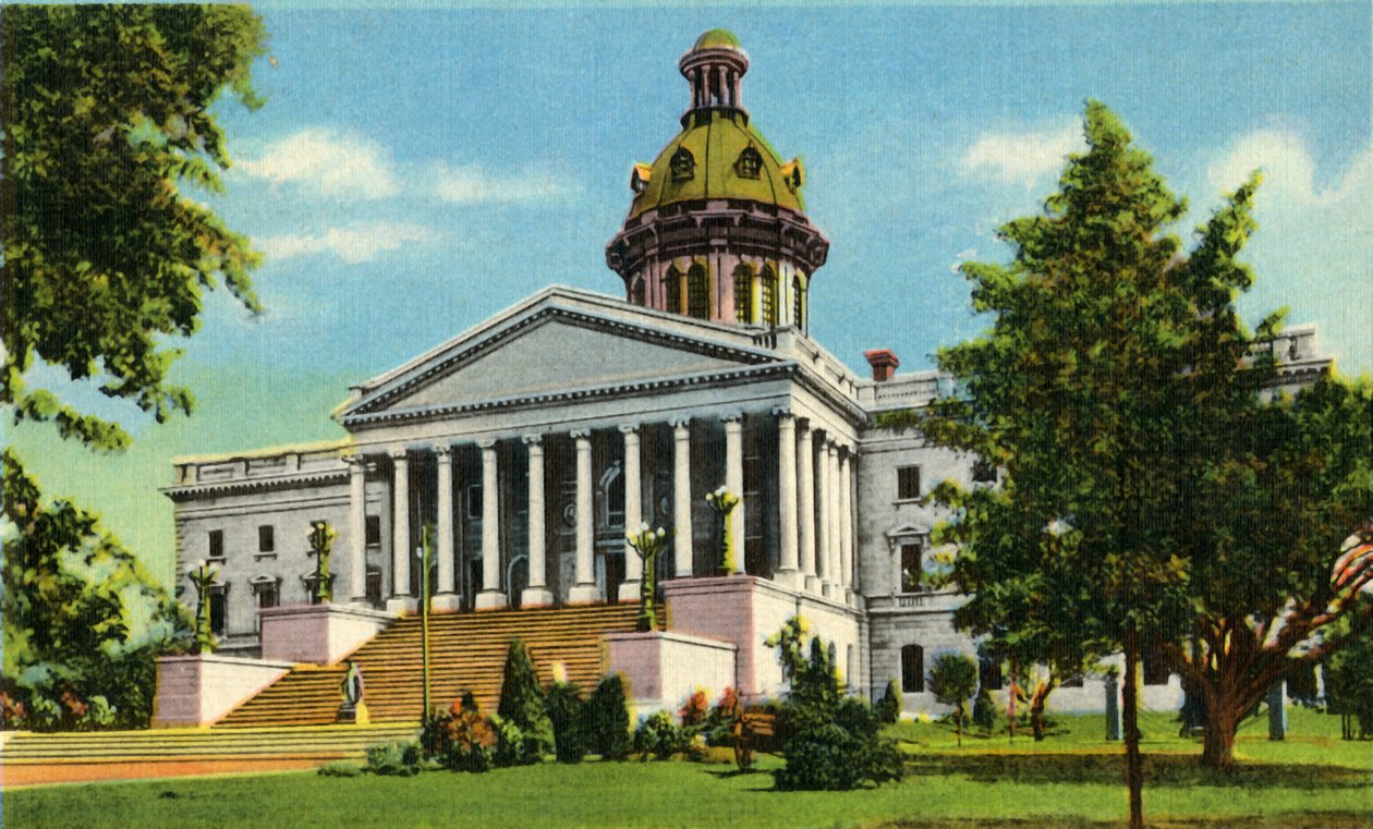 South Carolina State Capitol, Columbia, S.C., 1942. tekijältä Unbekannt