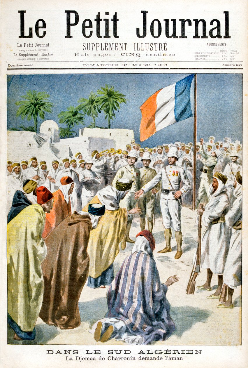 Algerian eteläpuolella Djemaa de Charrouin pyytää armoa, 1901 tekijältä Unbekannt
