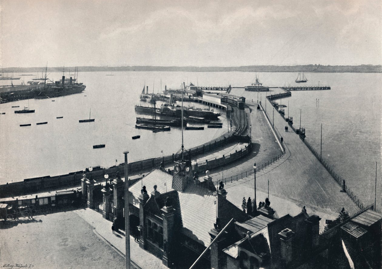 Southampton - Laituri, 1895 tekijältä Unbekannt