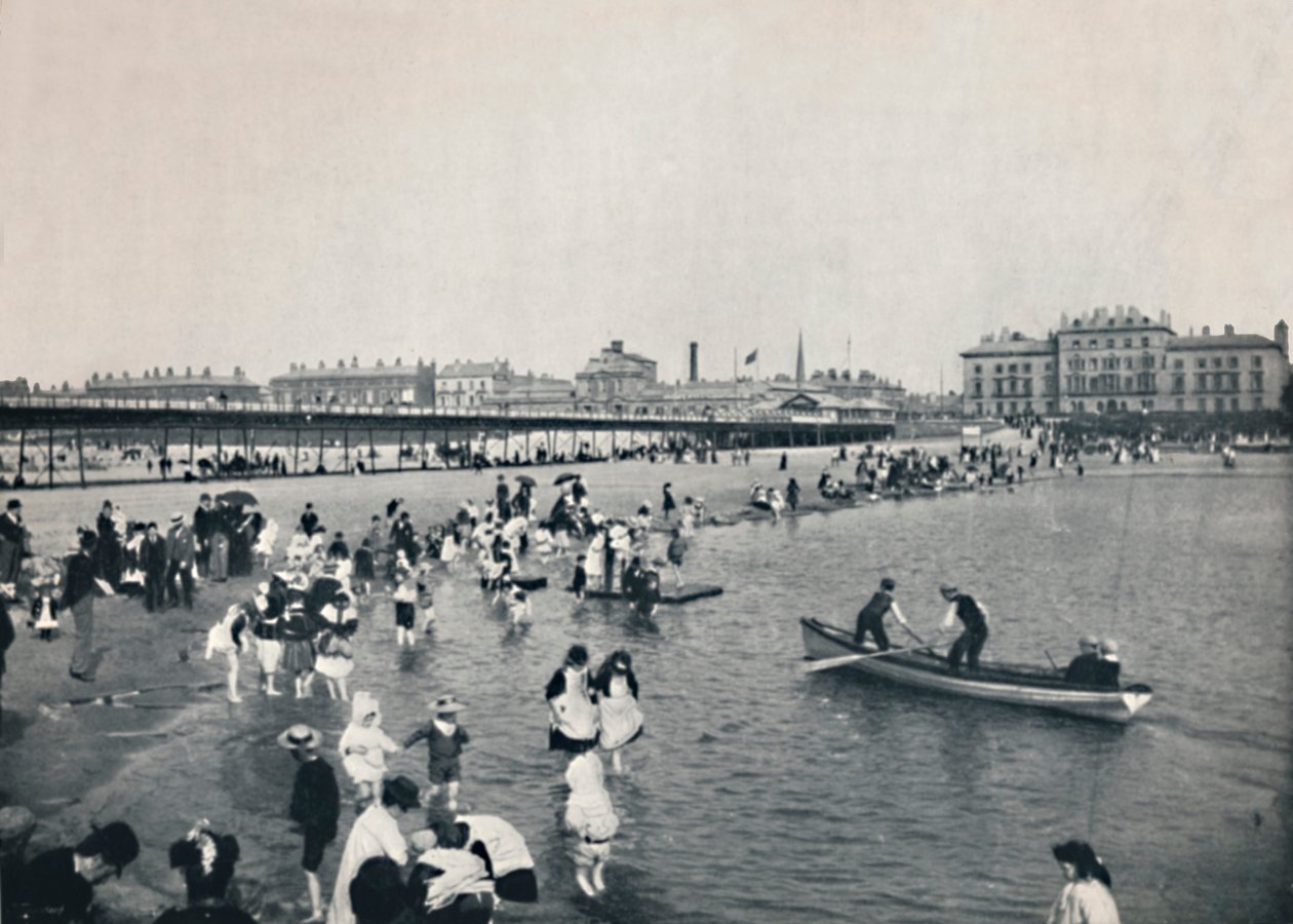 Southport - Laituri ja South Lake, 1895 tekijältä Unbekannt