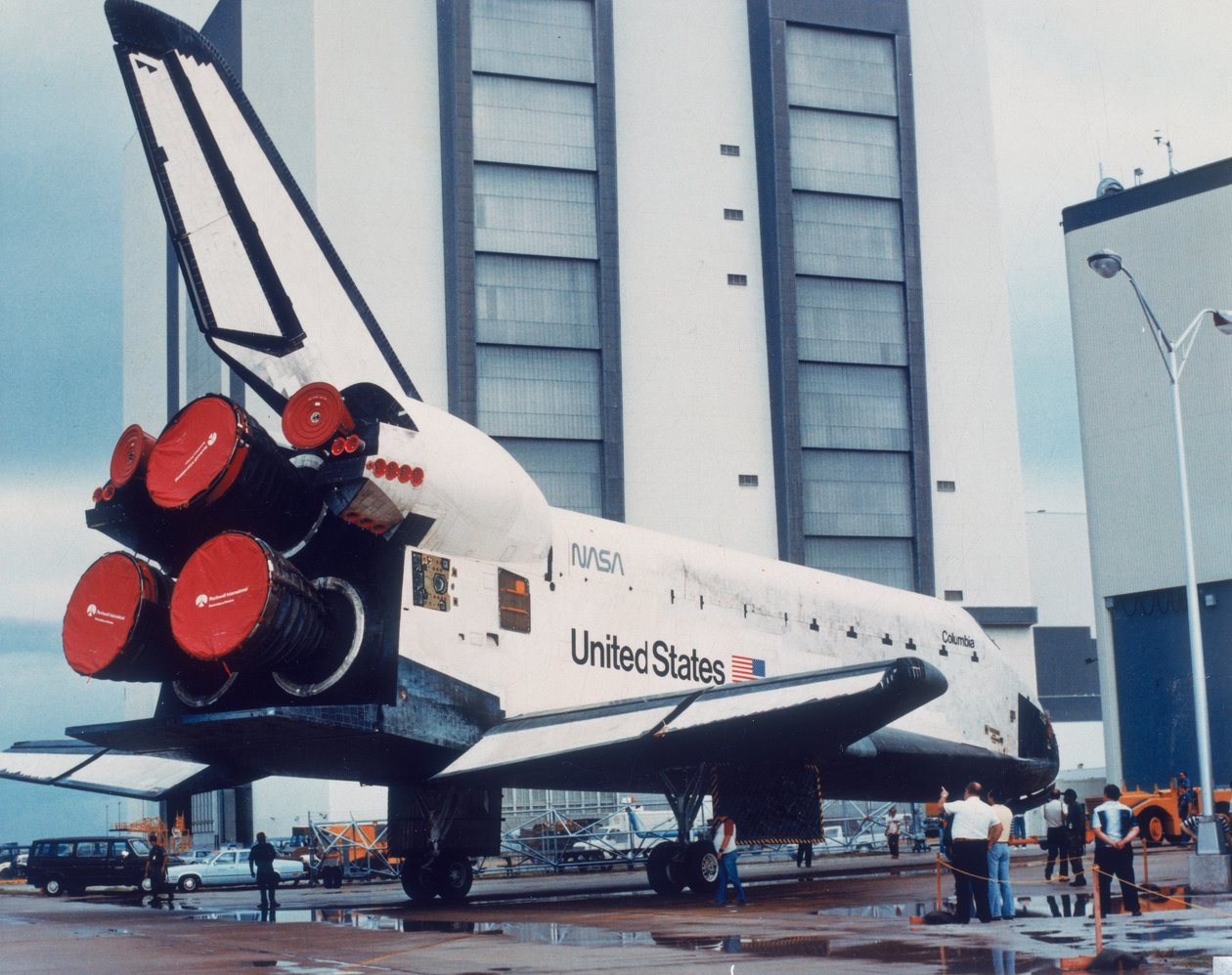 Avaruussukkula Columbia maan päällä, 1980-luku tekijältä Unbekannt
