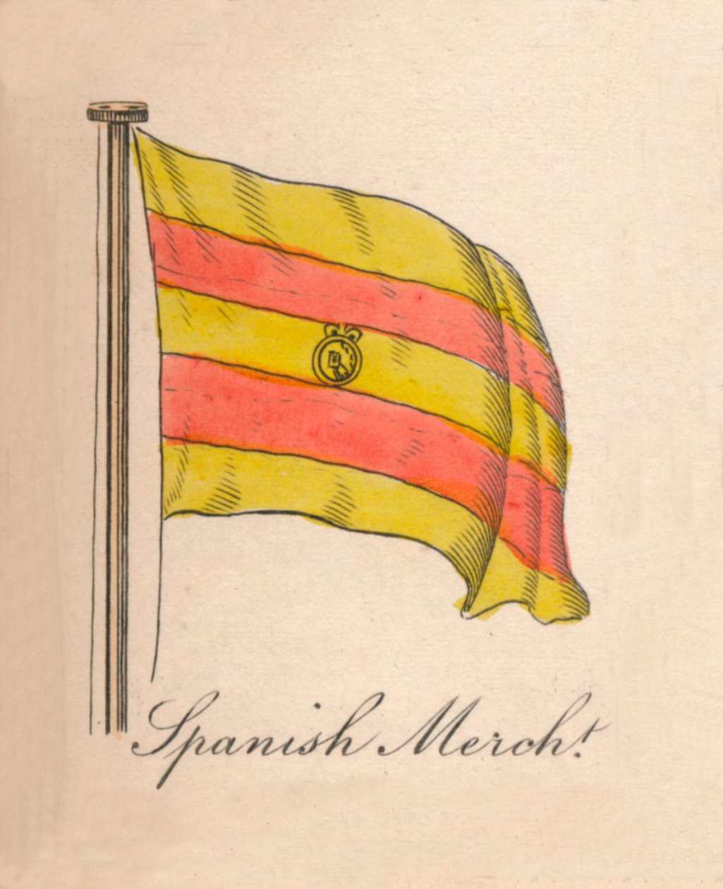 Espanjalainen kauppias, 1838 tekijältä Unbekannt