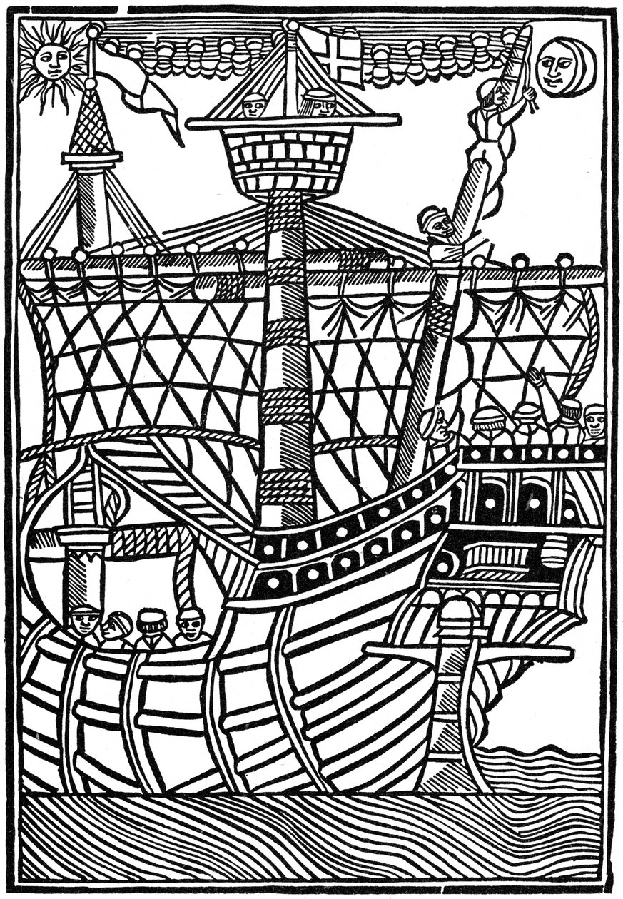 Espanjalainen karavelli, 1439 1964 tekijältä Unbekannt