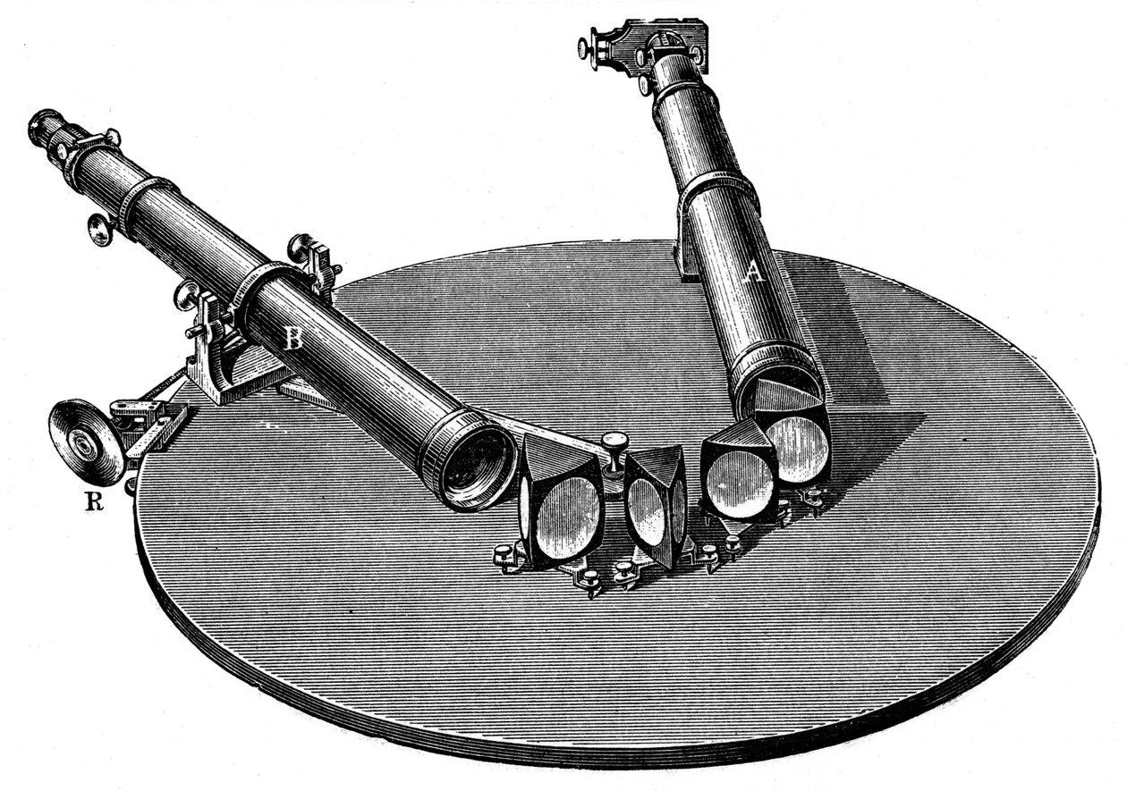 Spektroskooppi, 1872 tekijältä Unbekannt