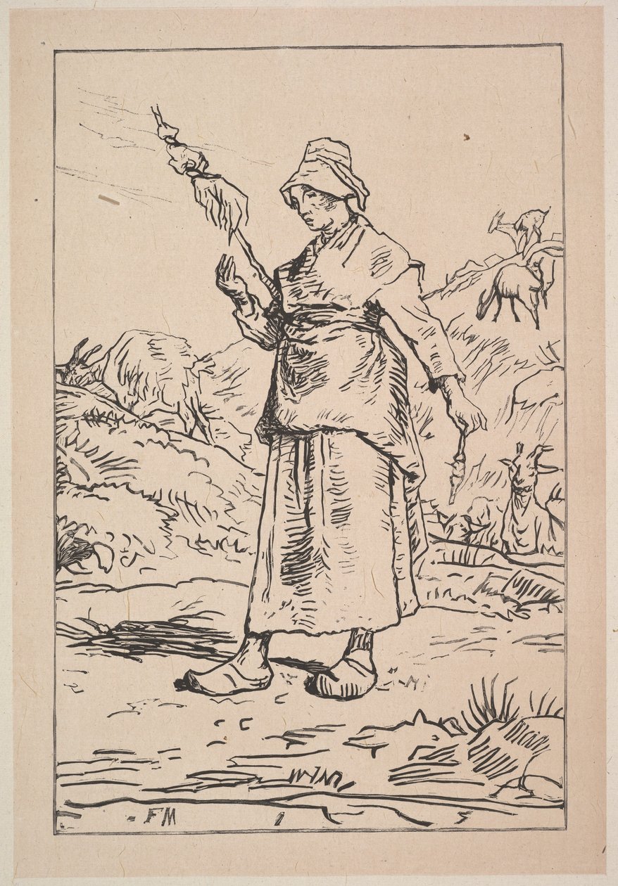 Spinner Auvergnesta, 1830-99. tekijältä Unbekannt