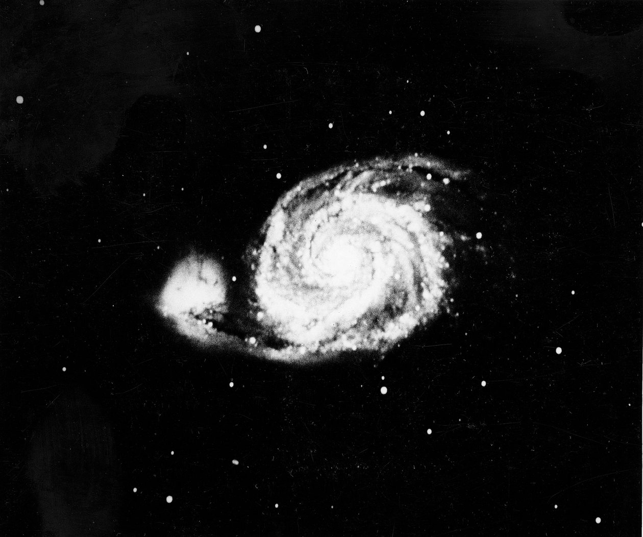 Spiraaligalaksi M 51 Canes Venaticissa, 1910 tekijältä Unbekannt